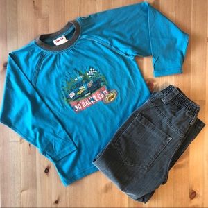 Catimini NWOT Long-Sleeve Shirt and Pant set